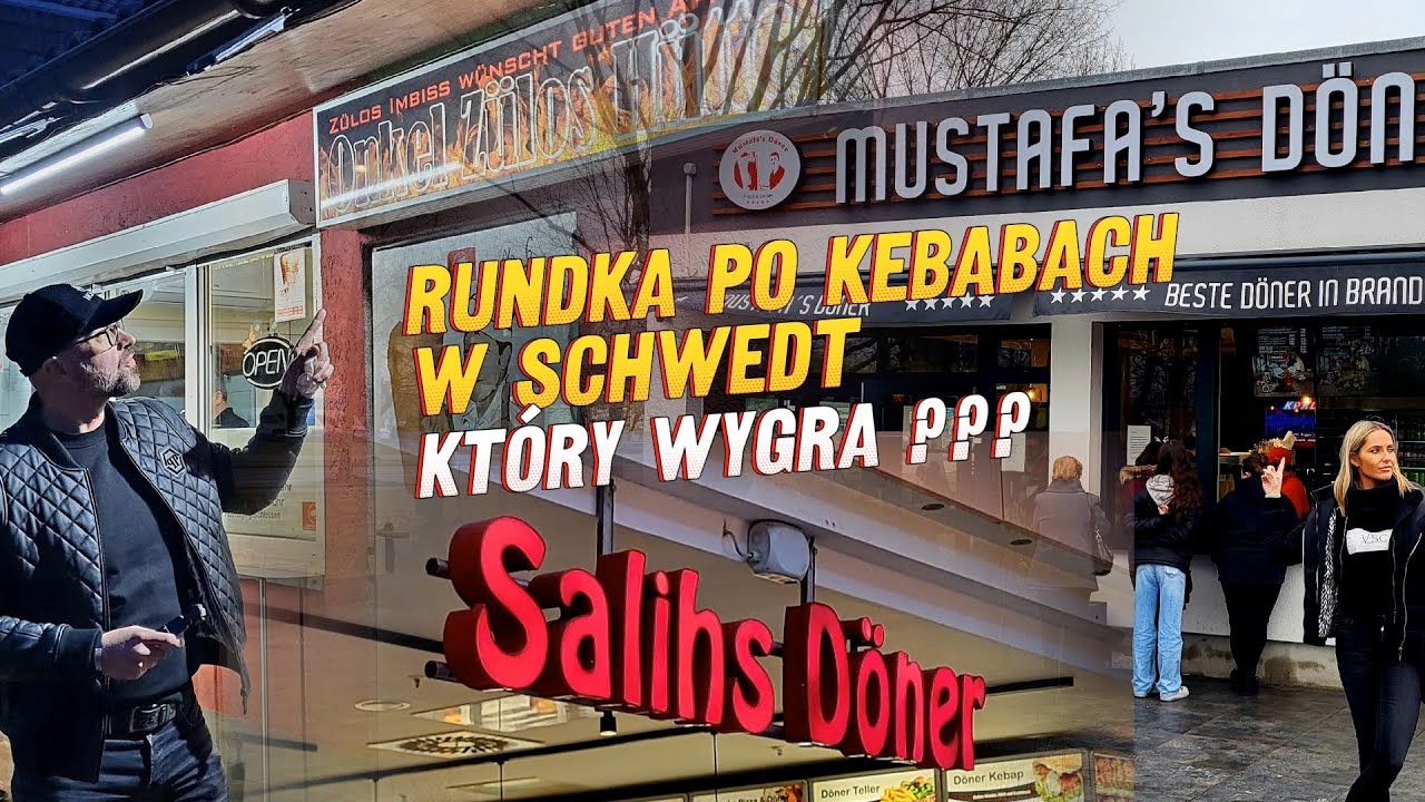 Najlepszy Kebab w Schwedt, rundka po fast foodach, vlog 70