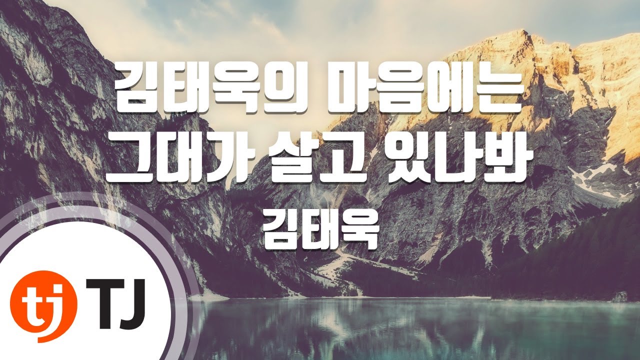 [TJ노래방] 김태욱의마음에는그대가살고있나봐 - 김태욱 / TJ Karaoke