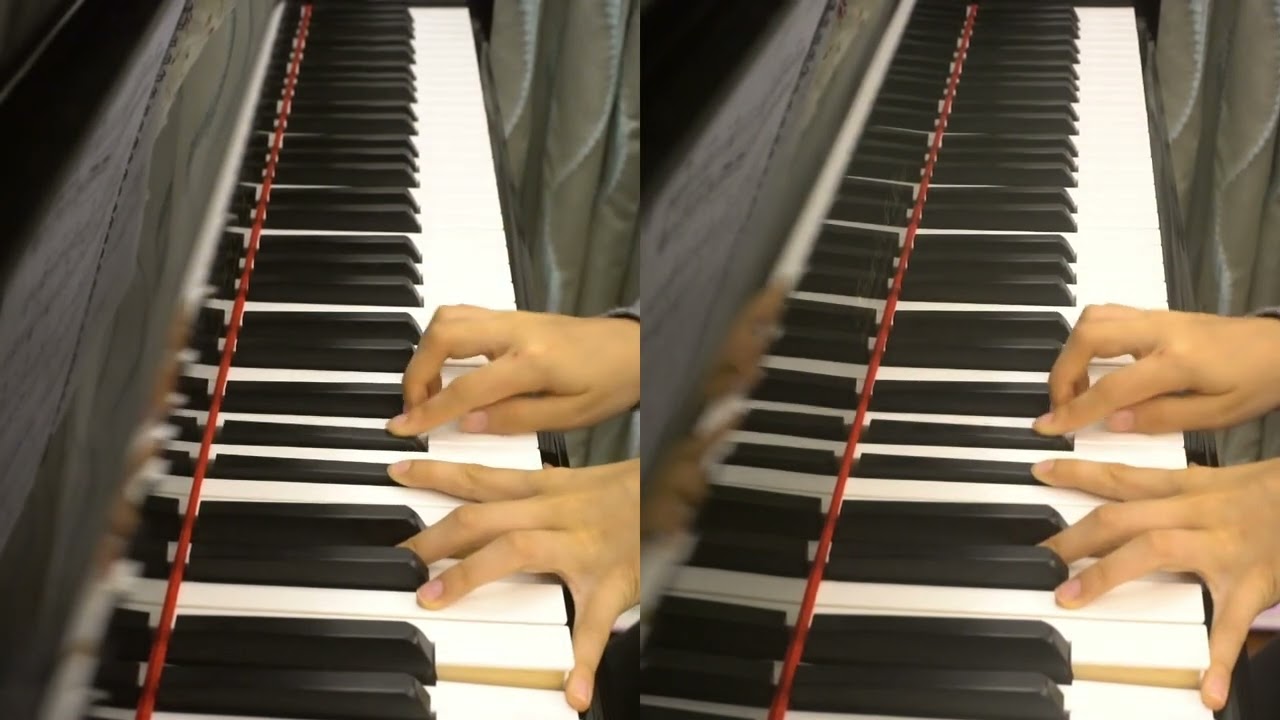 🎦VR  Video 3D SBS: Piano Play Stereo Demo  #3d #movie #sbs #sidebyside