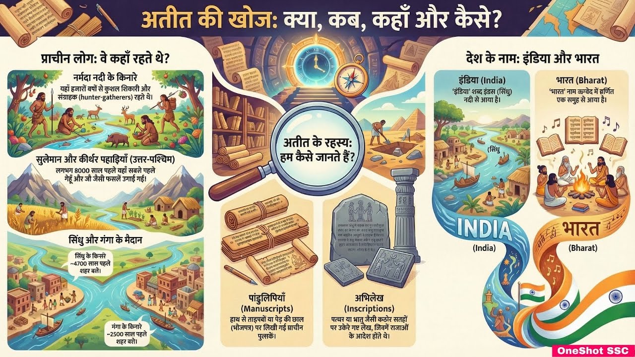 NCERT Class 6 History Chapter 1 | What, Where, How & When | Detailed Explanation in Hindi
