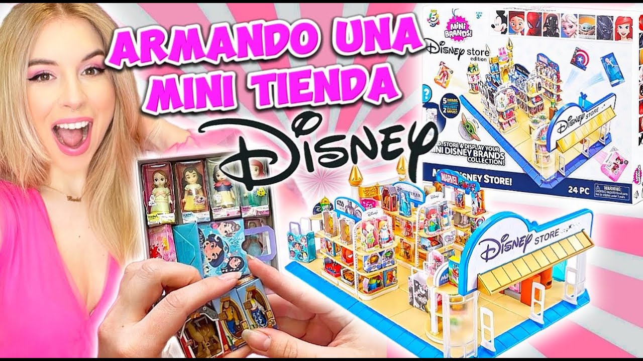 TIENDA DISNEY MINI PARA TUS BARBIES 💖  *coloco mis minijuguetes*