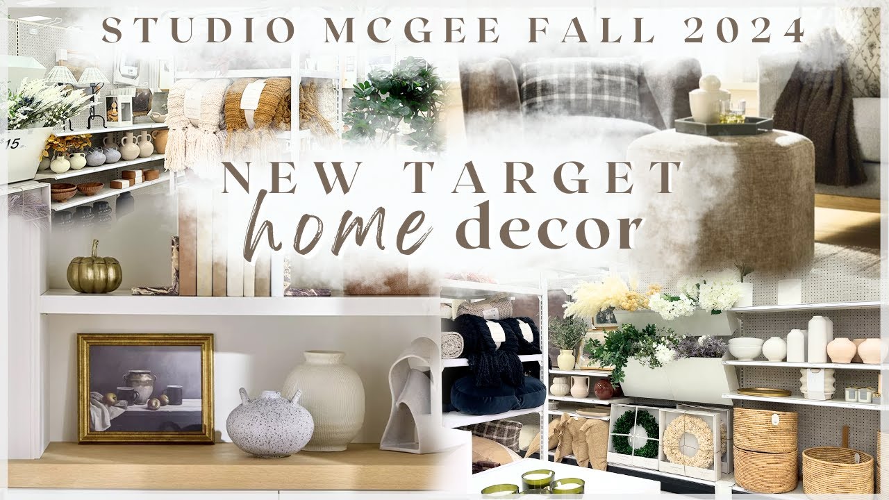 NEW DECOR AT TARGET! studio mcgee fall collection 2024 / shop with me