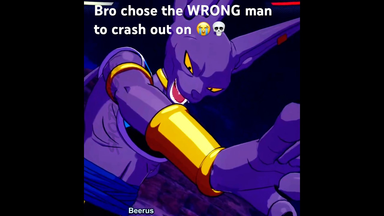 Бро, нужно лучше выбирать свои бои💀 #gohan #beerus #sparkingzero #dbz #gohanbeast #shorts #anime