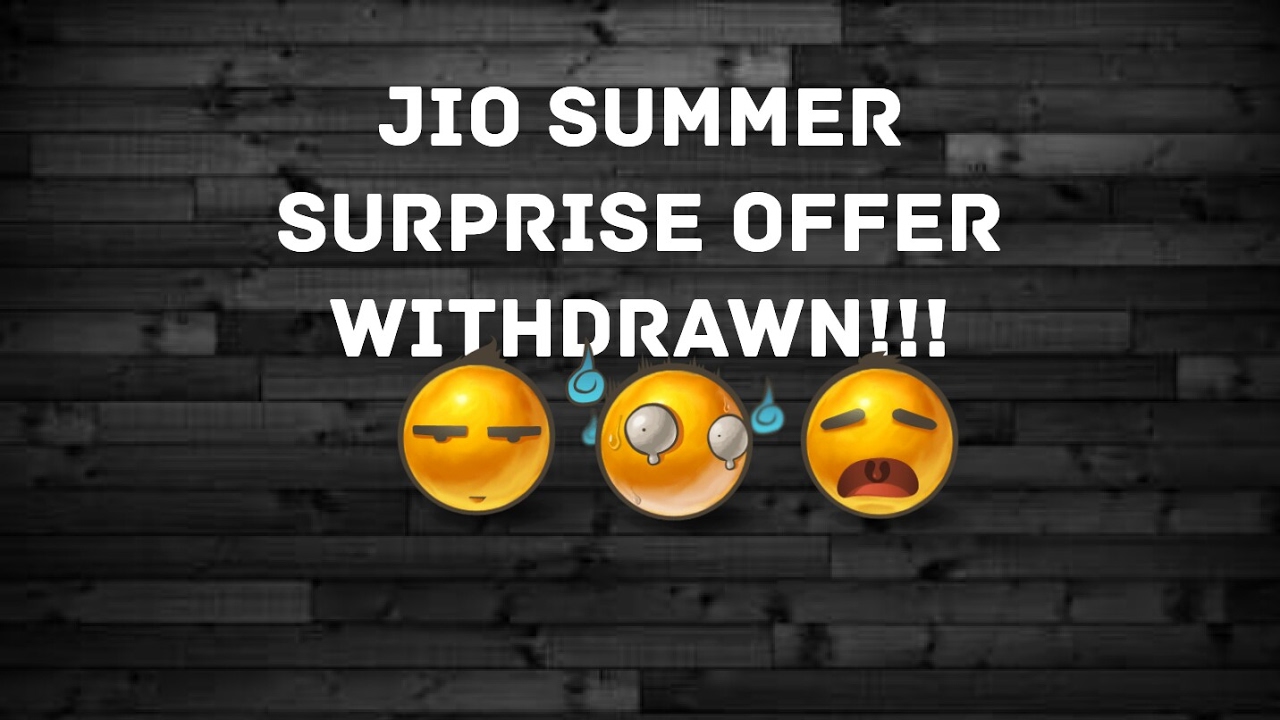 JIO SUMMER SURPRISE OFFER BANNED!! BY TRAI!!  | The TTA Channel