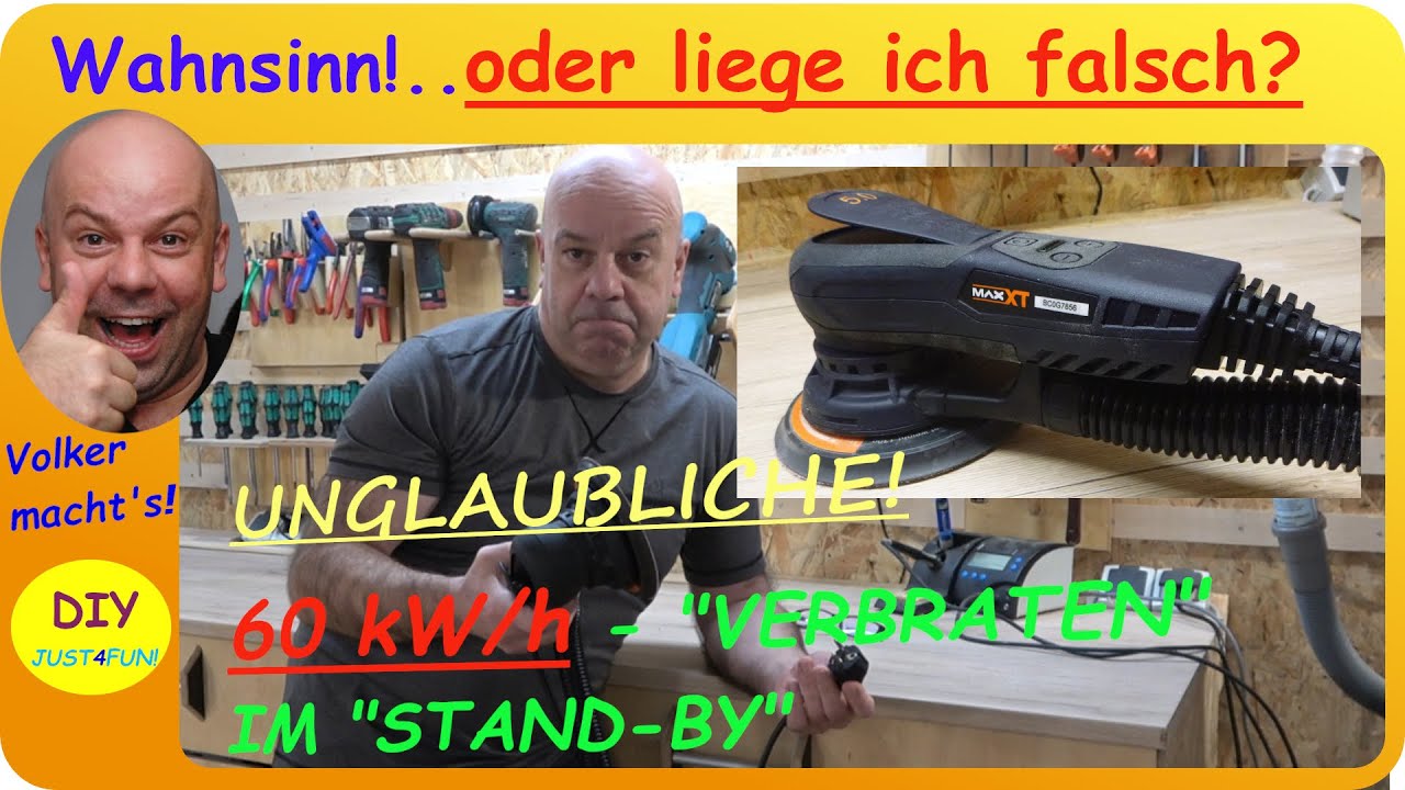 ✌MAXXT EXZENTERSCHLEIFER MIT 5mm BRUSHLESS 230V - 