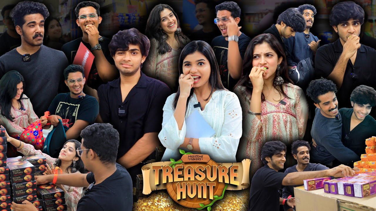 Great Treasure Hunt | Variety Games | 1,00,000Rupees | Naslen | SaafBoi | Parvathy |Milestone Makers