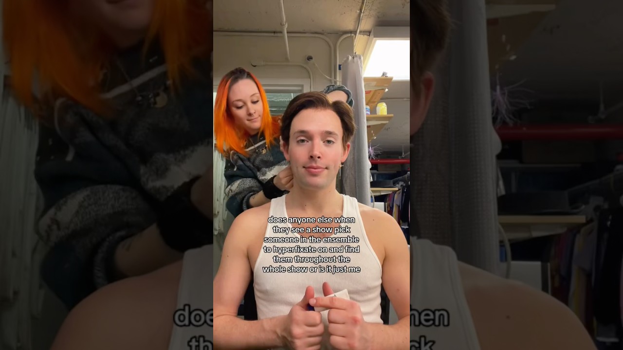 Does anyone else do this when they see a show? #broadway #actor #pov #theatre #musical