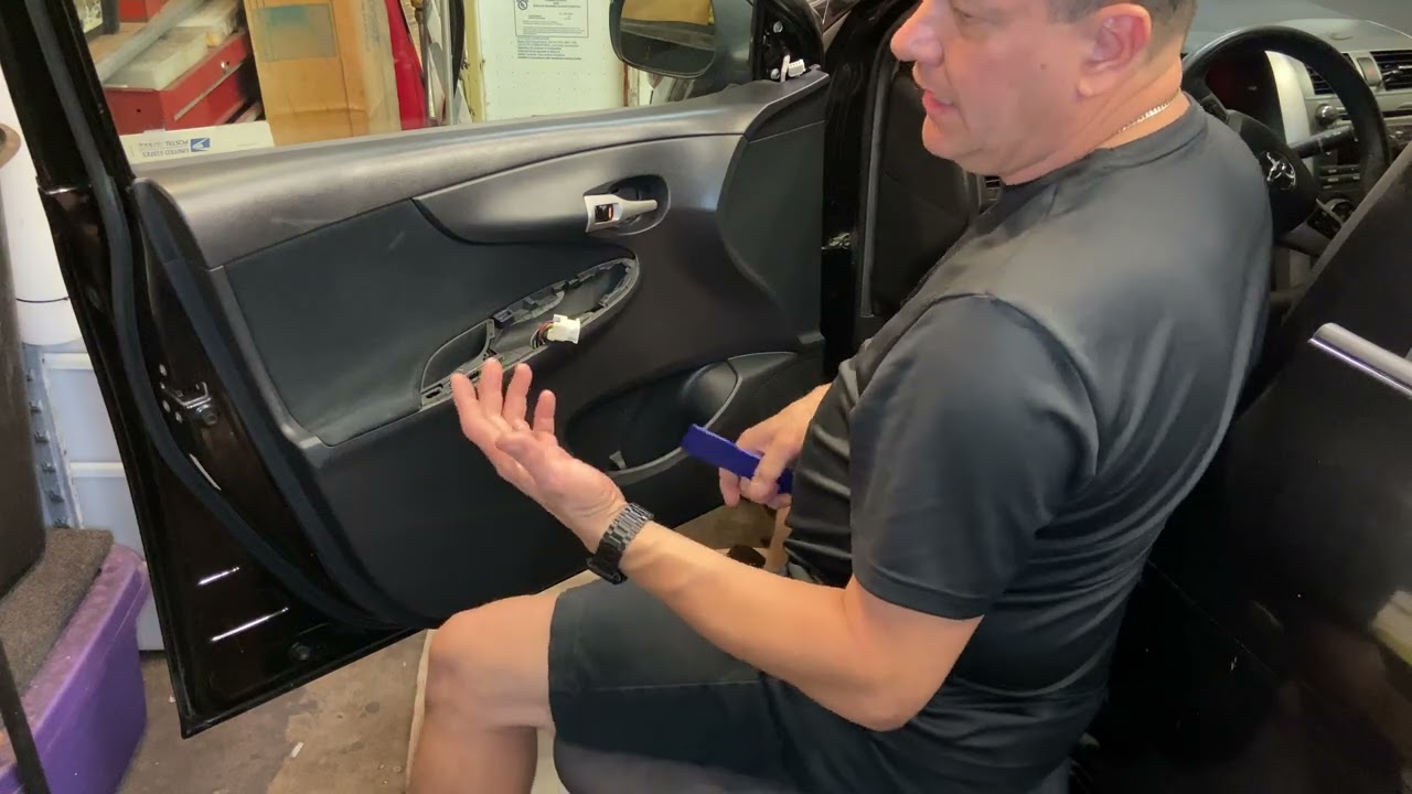 how to replace door check strap stopper 2009-2013 toyota corolla