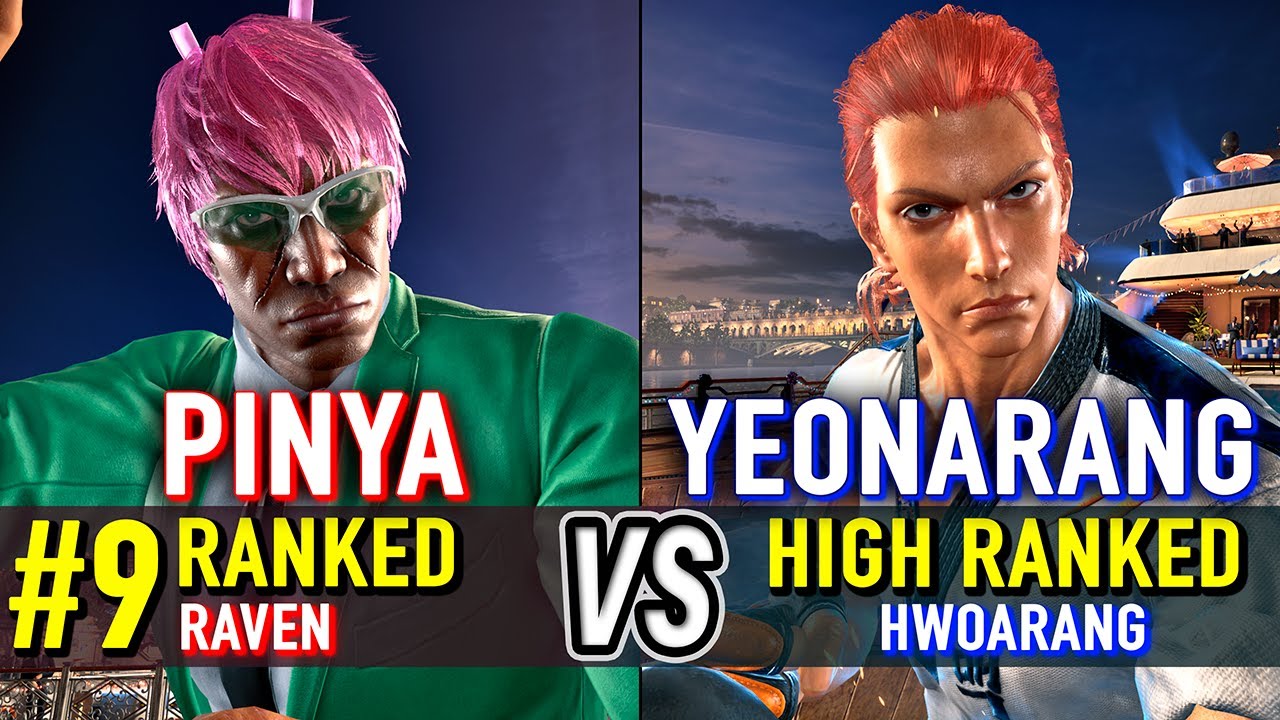 T8 🔥 PINYA (#9 Ranked Raven) vs YEONARANG (High Ranked Hwoarang) 🔥 Tekken 8 High Level Gameplay