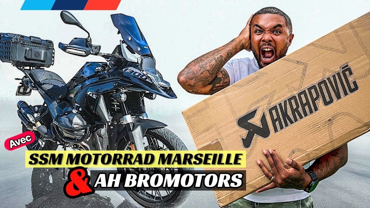 AKRAPOVIC TITANE SUR BMW 1300 GS 🚀: TUTO COMPLET CHEZ SSM MOTORRAD MARSEILLE