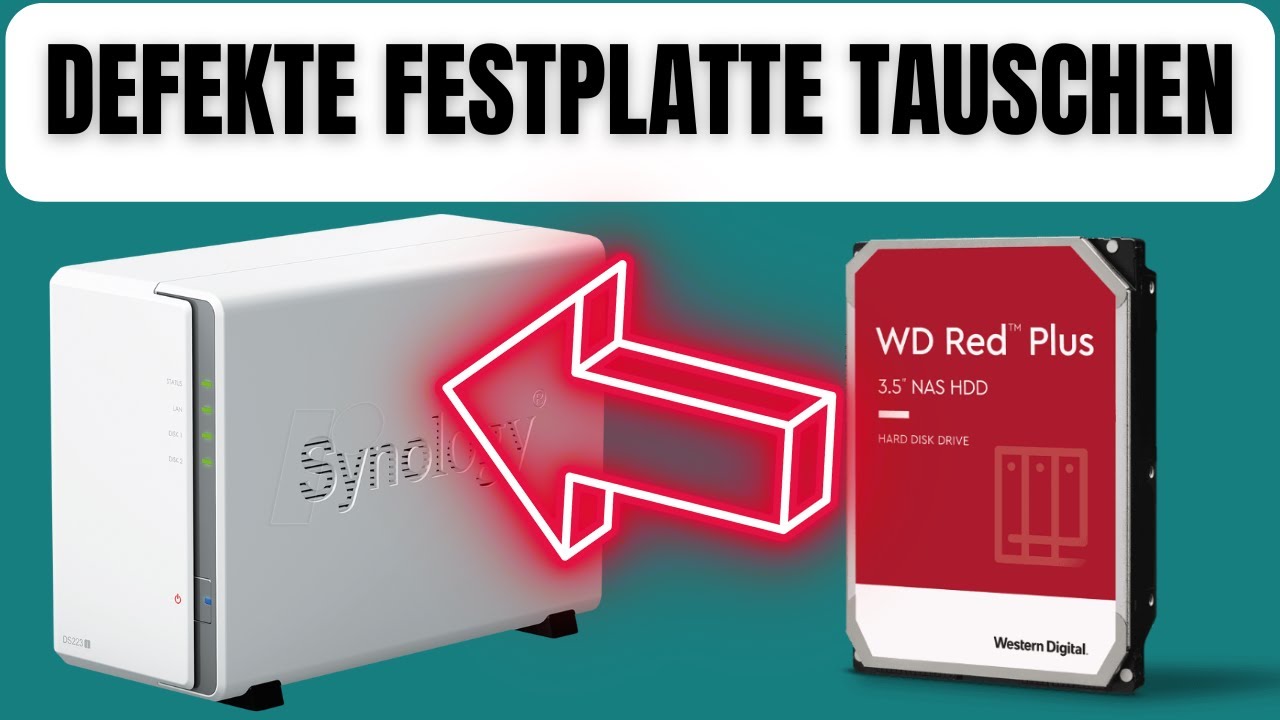 defekte Festplatte tauschen - Synology NAS - ganz einfach