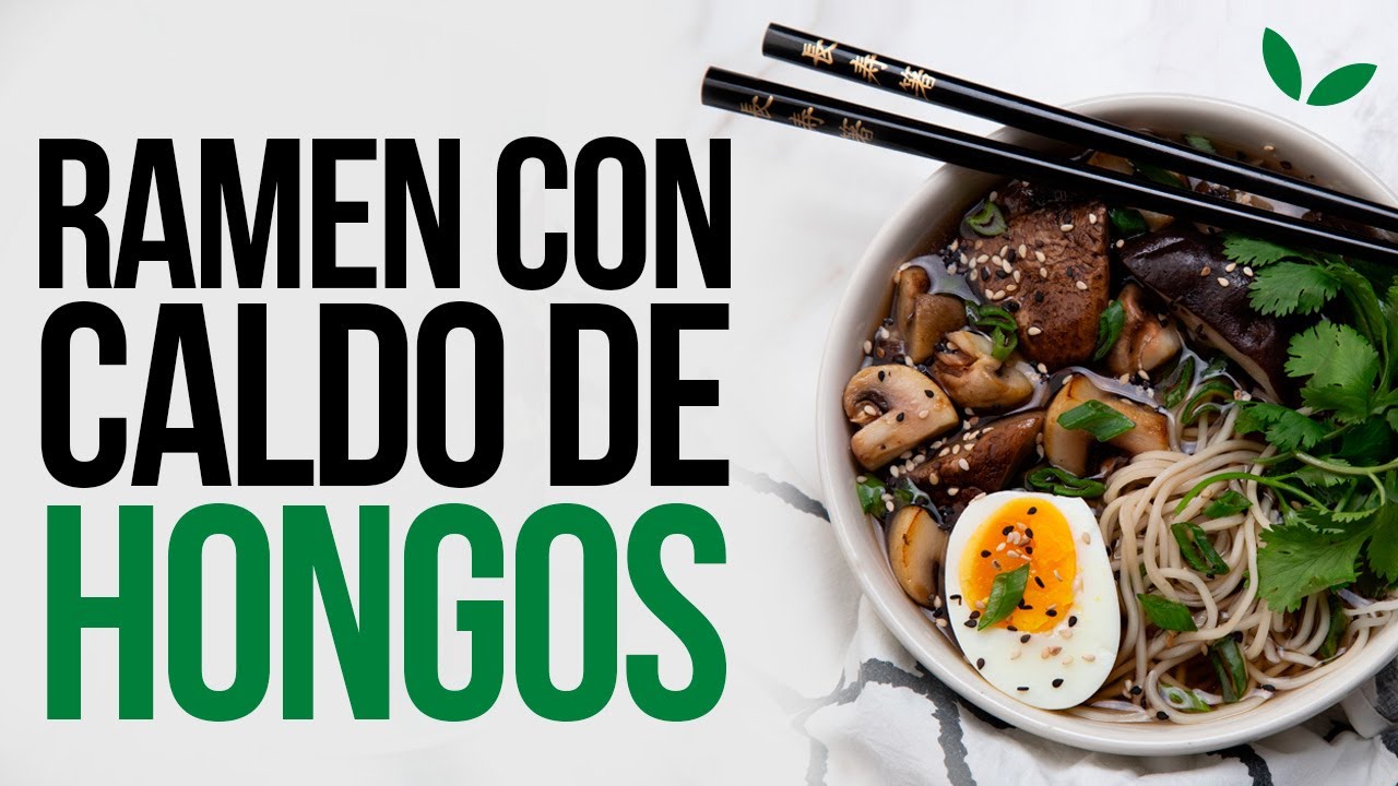 Ramen con Caldo de Hongos