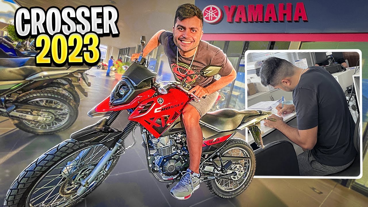 SAINDO DE NOVA CROSSER 150 2023 DA YAMAHA