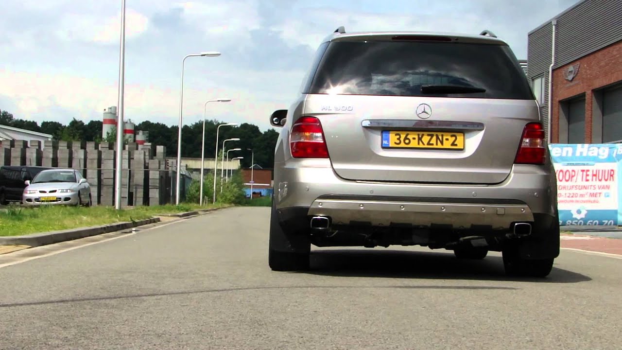 Mercedes ML 500 V8 Sport exhaust by Maxiperformance