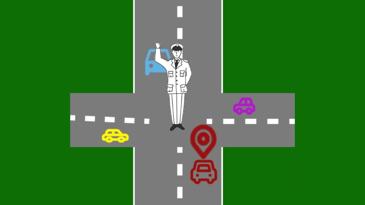 Driving theory: traffic officer signals 👮🏻&zwj;♂️ in the Netherland