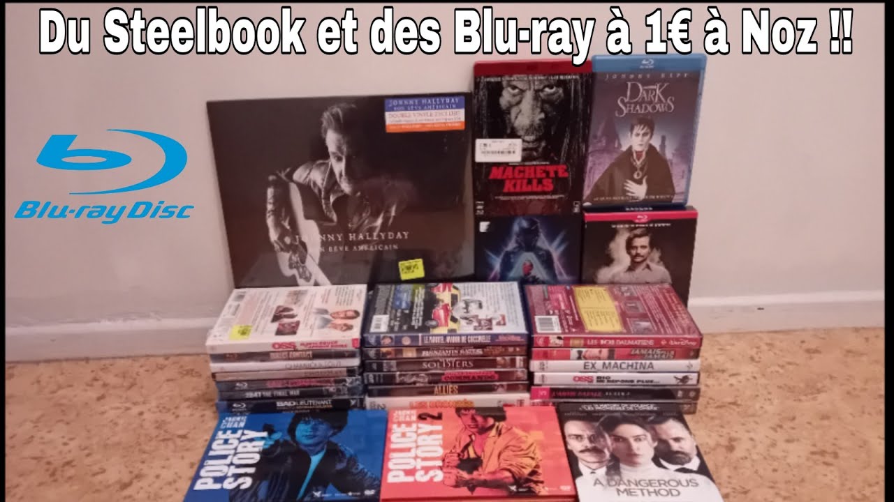 Plein de Blu-ray à 1€ à Noz + [Achats DVD à Easy Cash #8] Et du Steelbook sa fait plaisir !!
