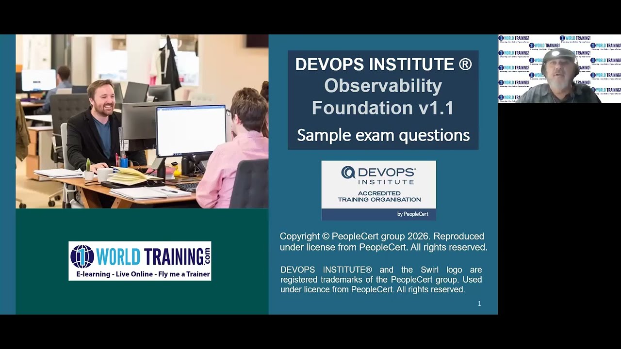 Sample Paper | Observability Foundation v1.1 | DevOps Institute | PeopleCert | WorldTraining.com