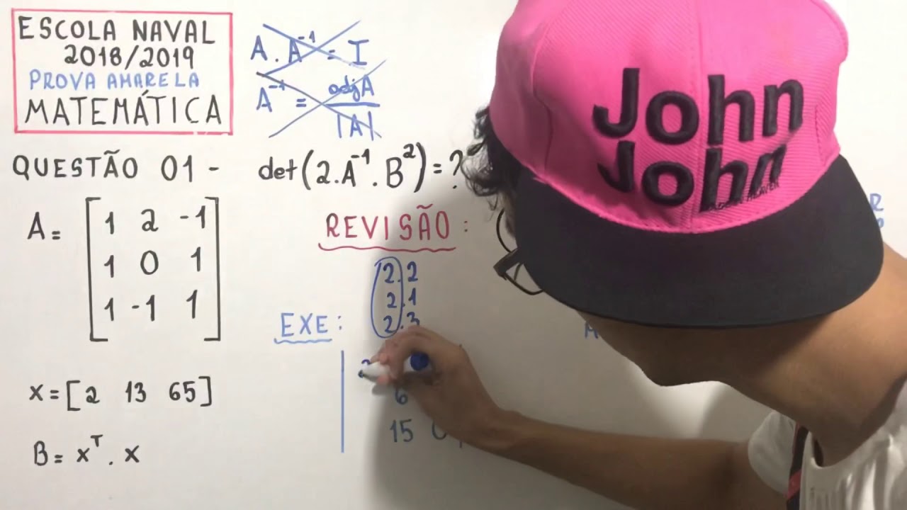 ESCOLA NAVAL 2019 - Questão 01 (Matemática)
