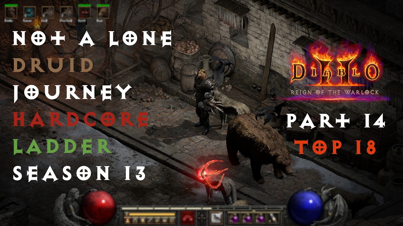 Not a lone DRUID journey \ TOP 18 HARDCORE DRUID ladder season 13 \ Part 14