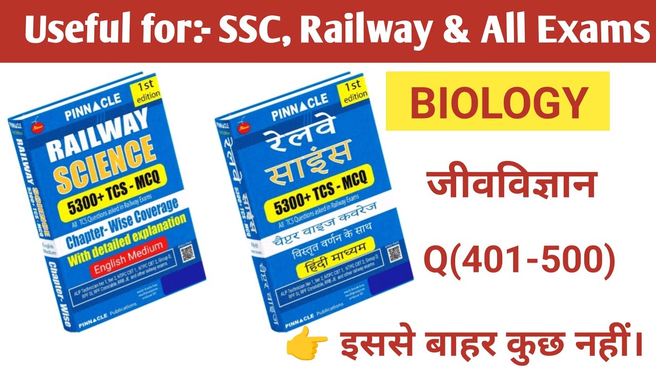 Pinnacle Railway Science 5300+ MCQ, Railway Science Previous year question, Science magnet