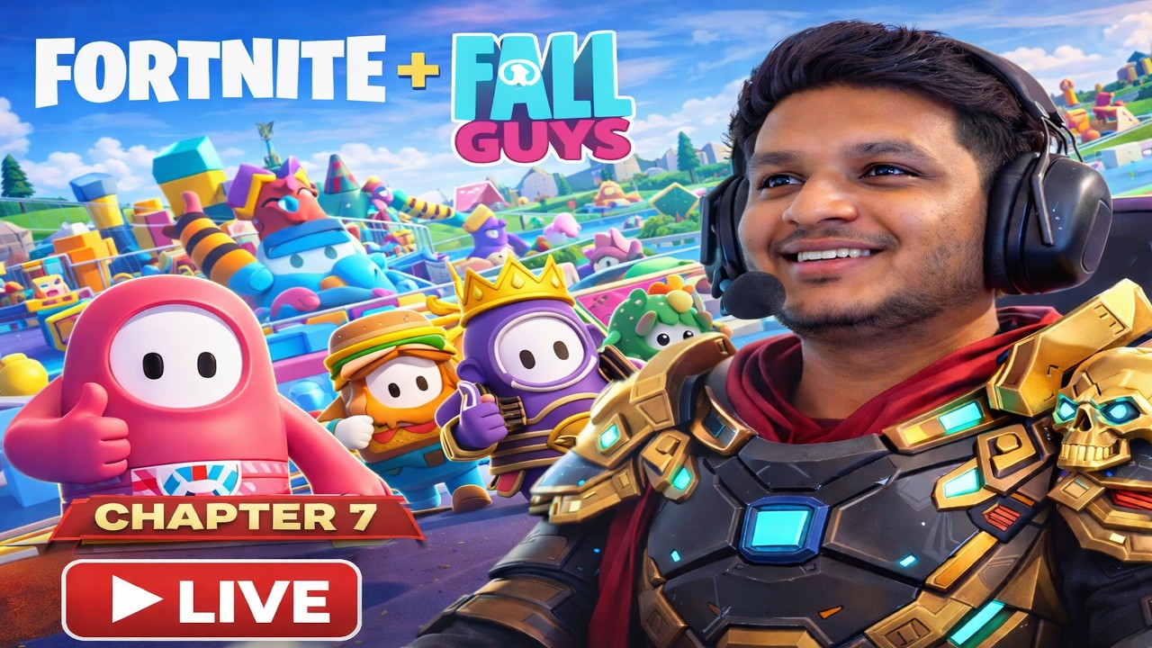 NEW Fall Guys Event in Fortnite LIVE 🔴 Chaos Begins!