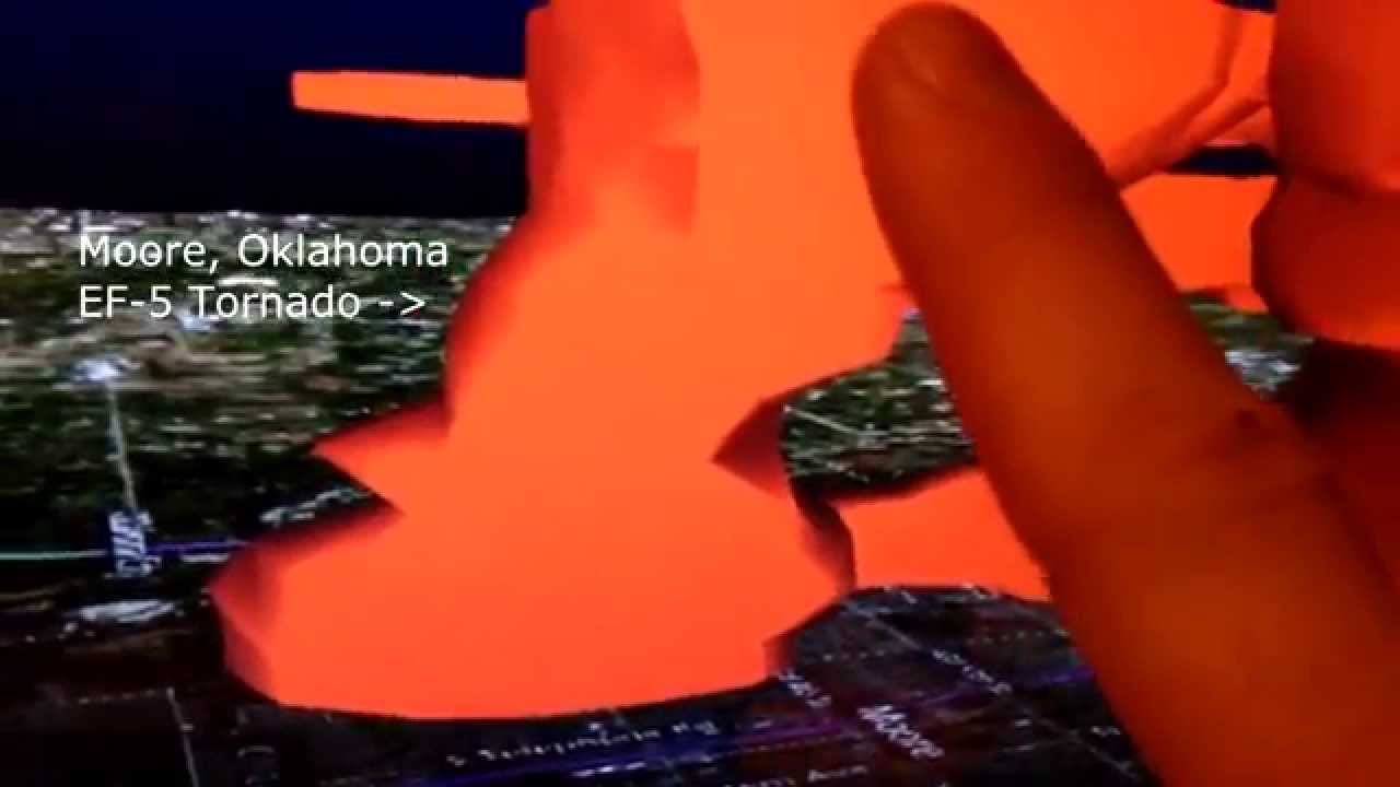 Early 3D Radar + 3D Globe performance tests