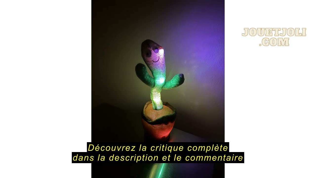 Avis sur la MAGIC SELECT Cactus Dansant. Peluche Qui Danse et Répète Votre Voix. Cactus avec Mouveme