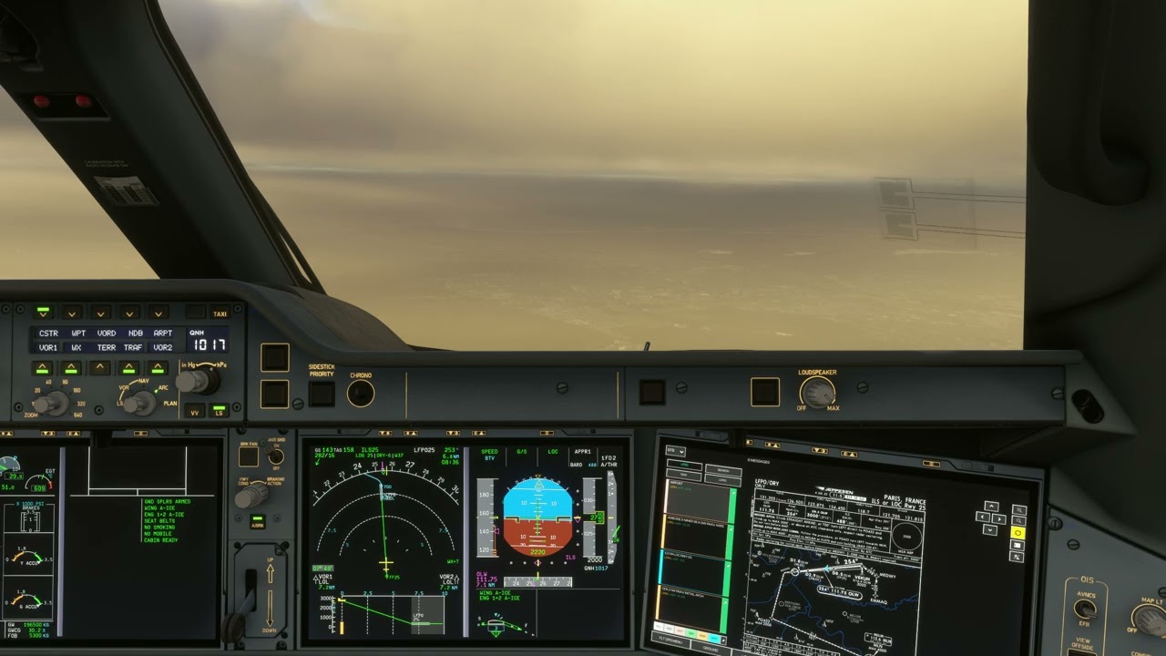[FS2024] Inibuild Airbus A350-1000 Air Caraibes landing in Paris Orly LFPO