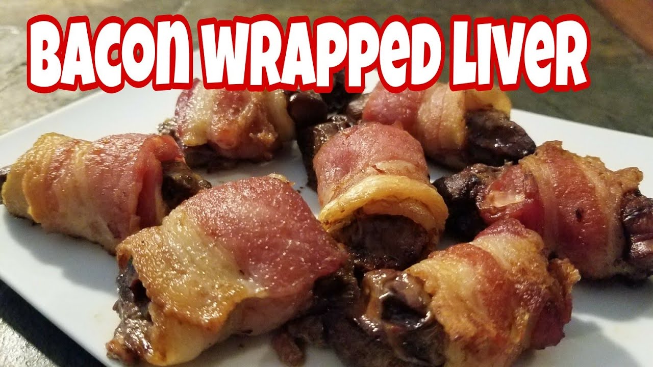 KETO - Bacon Wrapped Liver -  EASY Air Fryer Recipe