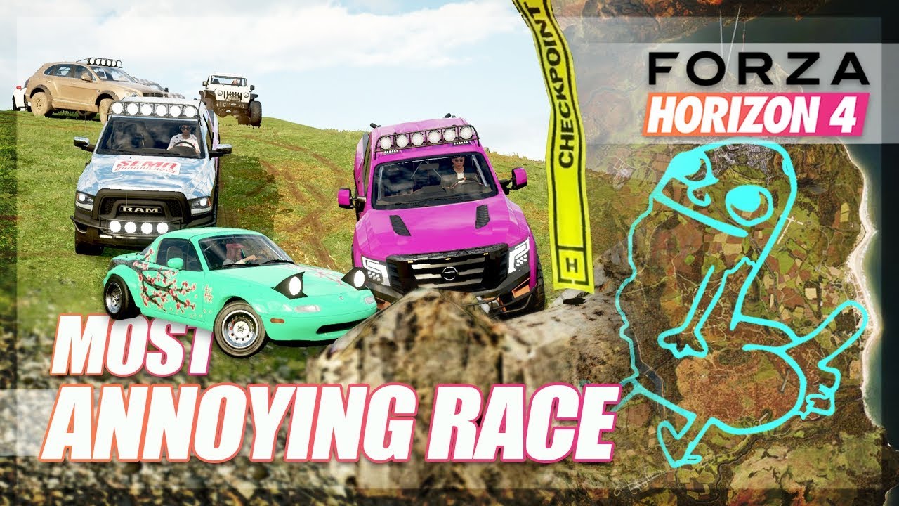 Forza Horizon 4 - The Most ANNOYING Race Ever.