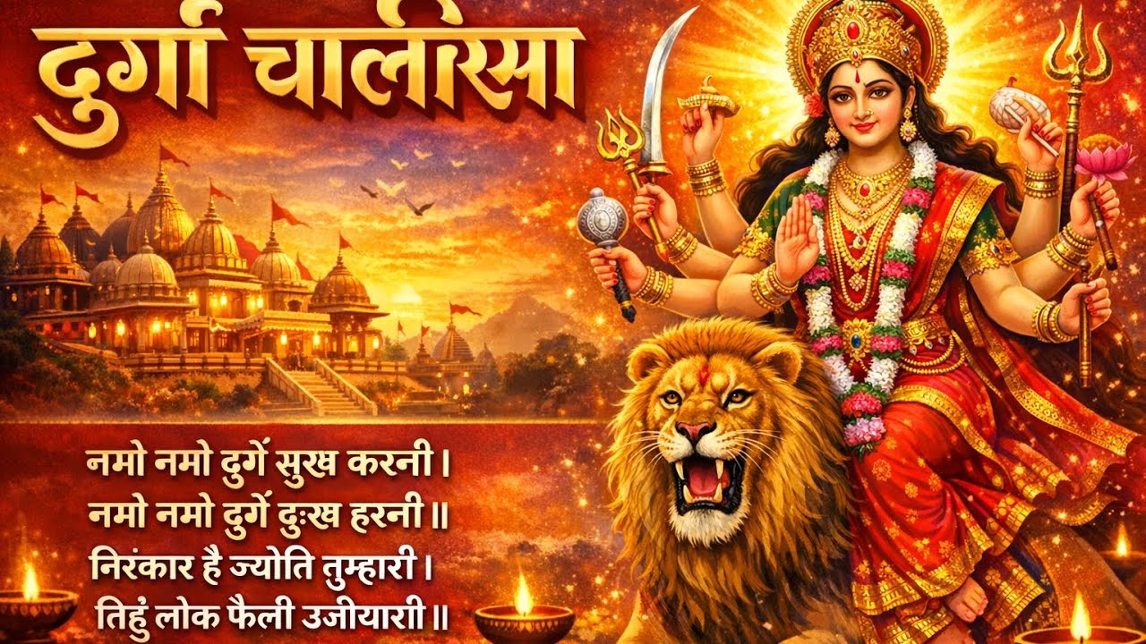🙏मां दुर्गा चालीसा 🙏| Navratri Special Bhakti Song | Jai Mata Di | दुर्गाचालीसा #भक्तिगीत |