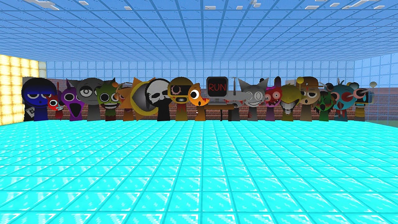 My All Sprunki Phase 2 stage Horror in Minecraft Pe