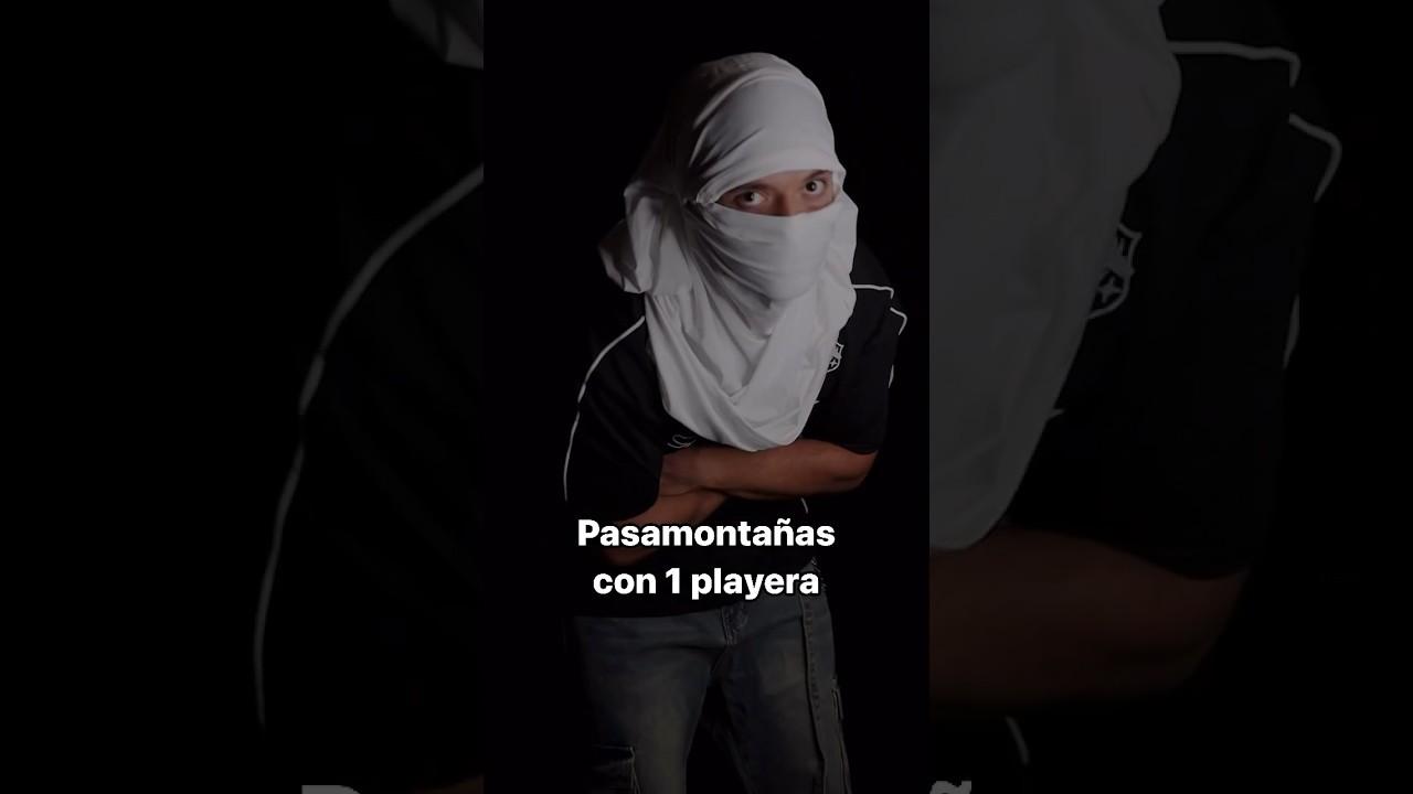 C&oacute;mo hacer un pasamonta&ntilde;as con una camiseta 🥷 #fashion #balaclava #samuelsalcedomoda