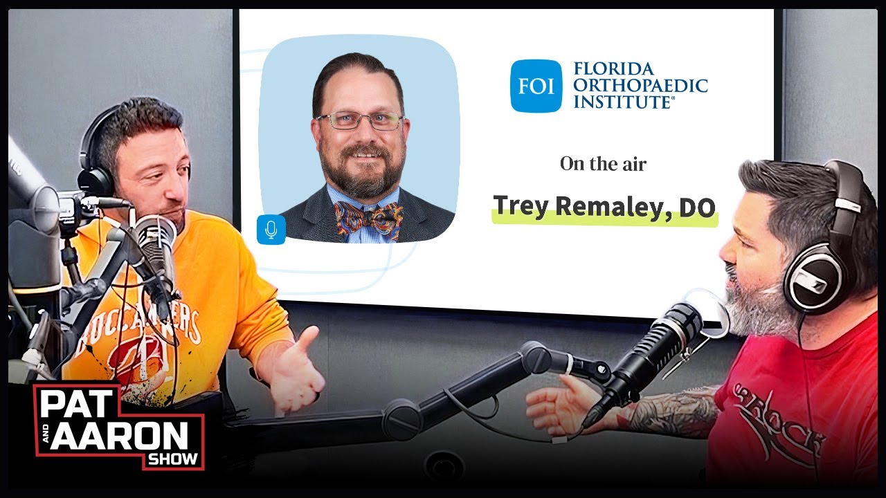 The Pat and Aaron Show Injury Report 1/2/2025 with Dr. Remaley | Florida Orthopaedic Institute