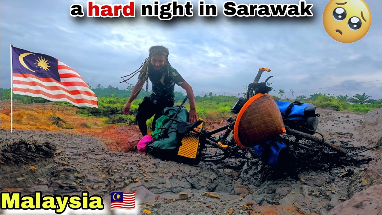 V55🇲🇾: Bike Problems: This Was the Hard Night in Sarawak