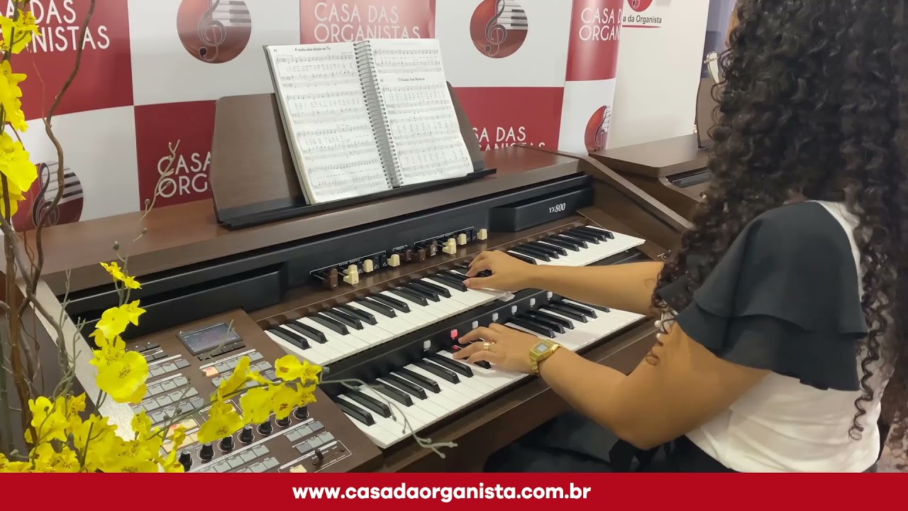 ORGANIST YX 800 - HINO 61 (HINÁRIO 5 CCB) - A MINHA ALMA DESEJA VER-TE  - CASA DAS ORGANISTAS