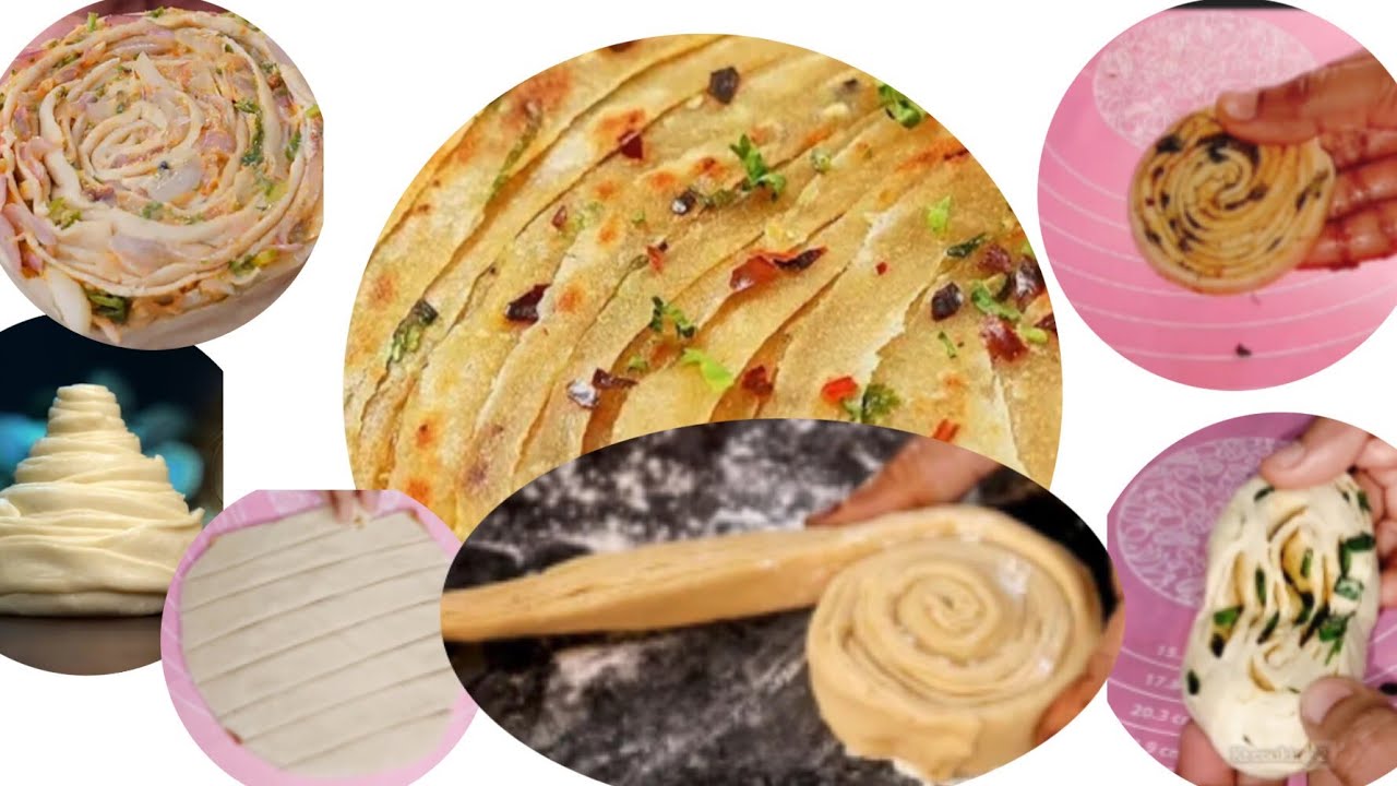 7 different Types Of Paratha Stuffing Techniques| 7 Easy Ways Of Folding A Paratha|