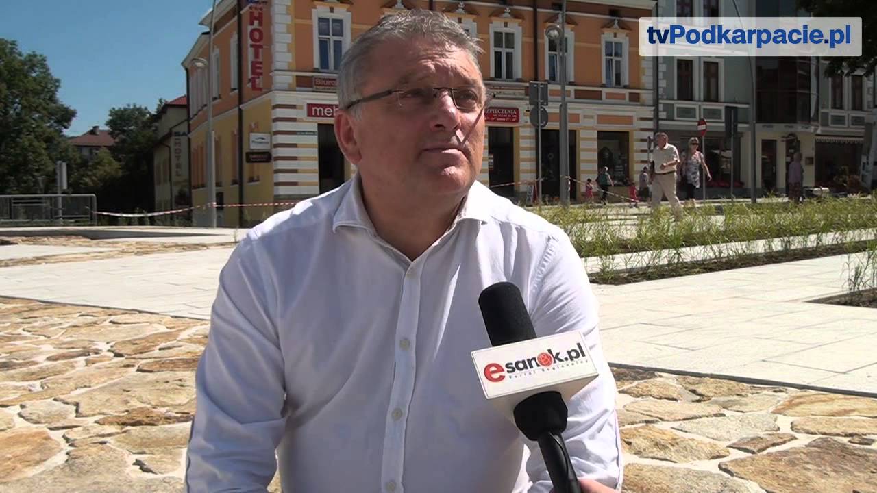 Burmistrz o inwestycjach w centrum miasta. 