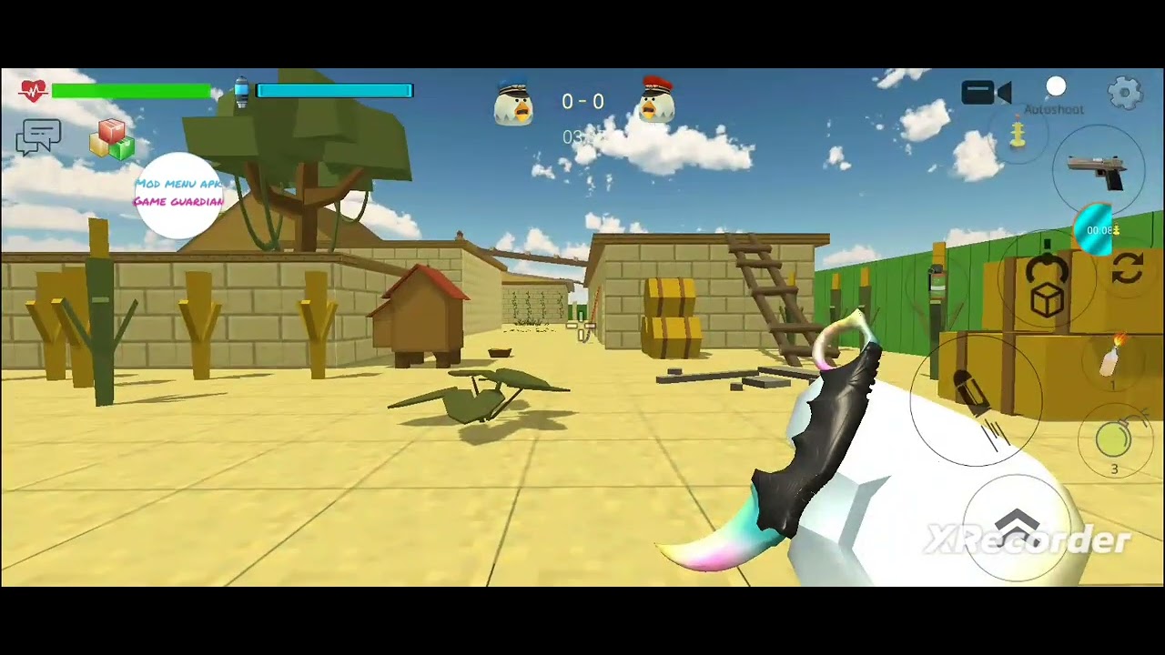 Chicken gun private server v1.5.4 (real mod menu apk game guardian) 2025