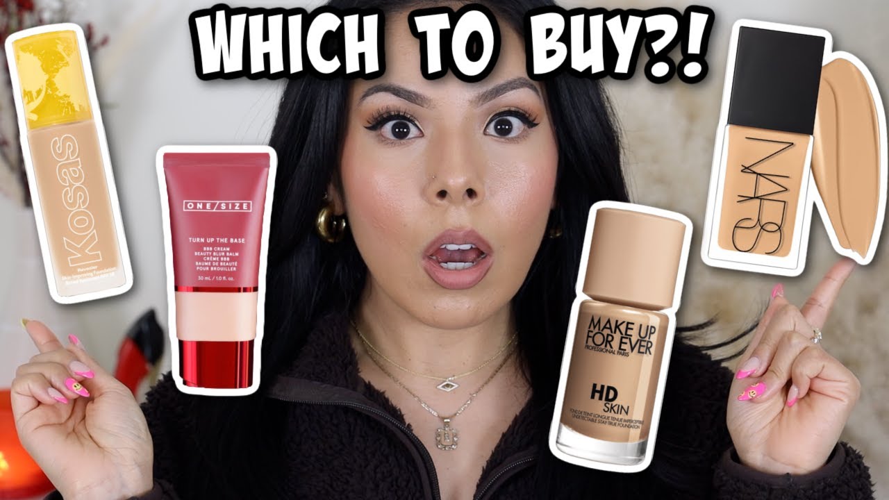 👀🚨COMPARING THE NEWEST HIGH END FOUNDATIONS OF 2022|| WHICH ONE SHOULD YOU BUY?! || REVIEW & DEMO!