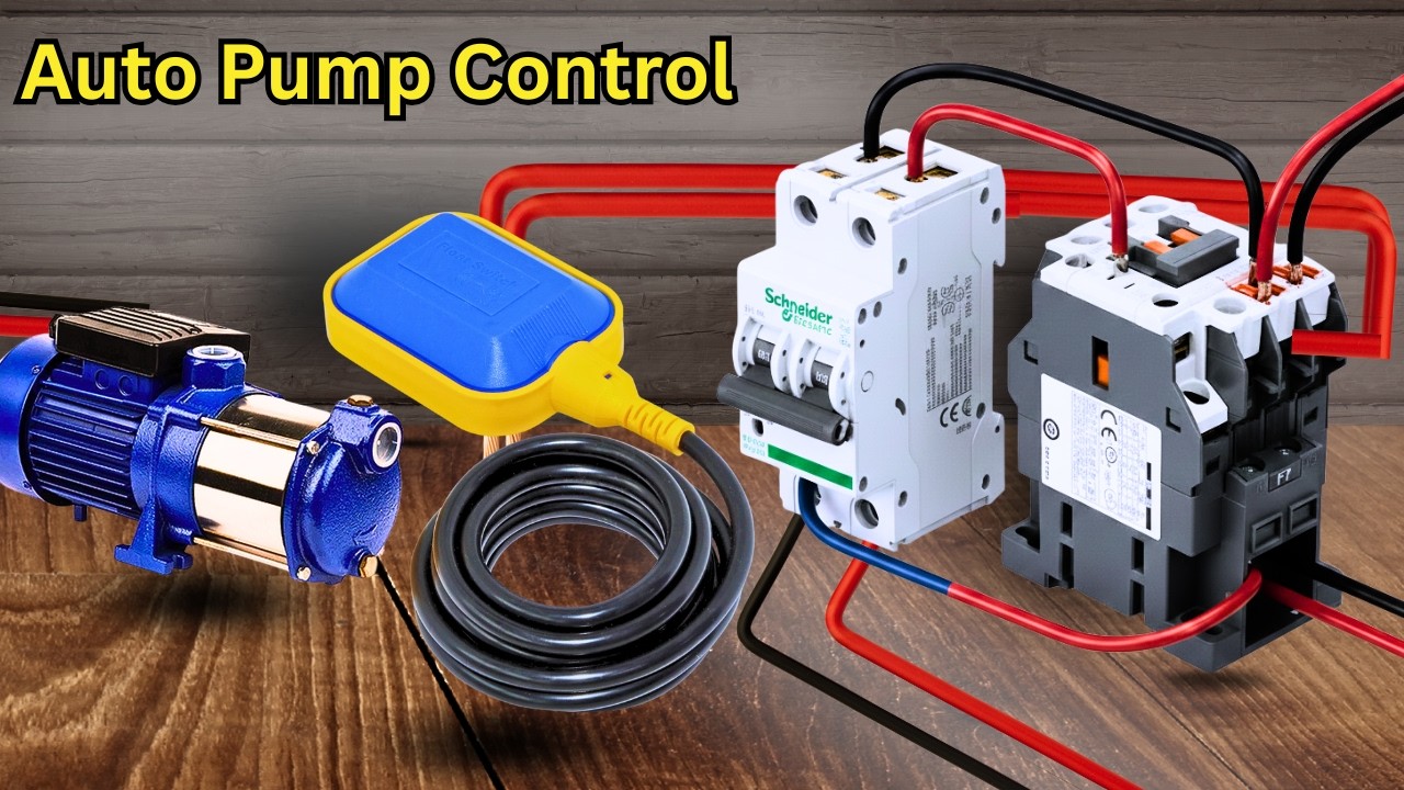 Water Tank Float Switch Wiring &ndash; Live Working Practical Demo