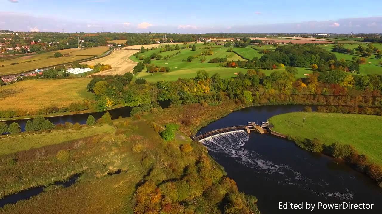Stunning drone footage of the Cheshire countryside. Beautiful from the sky.
