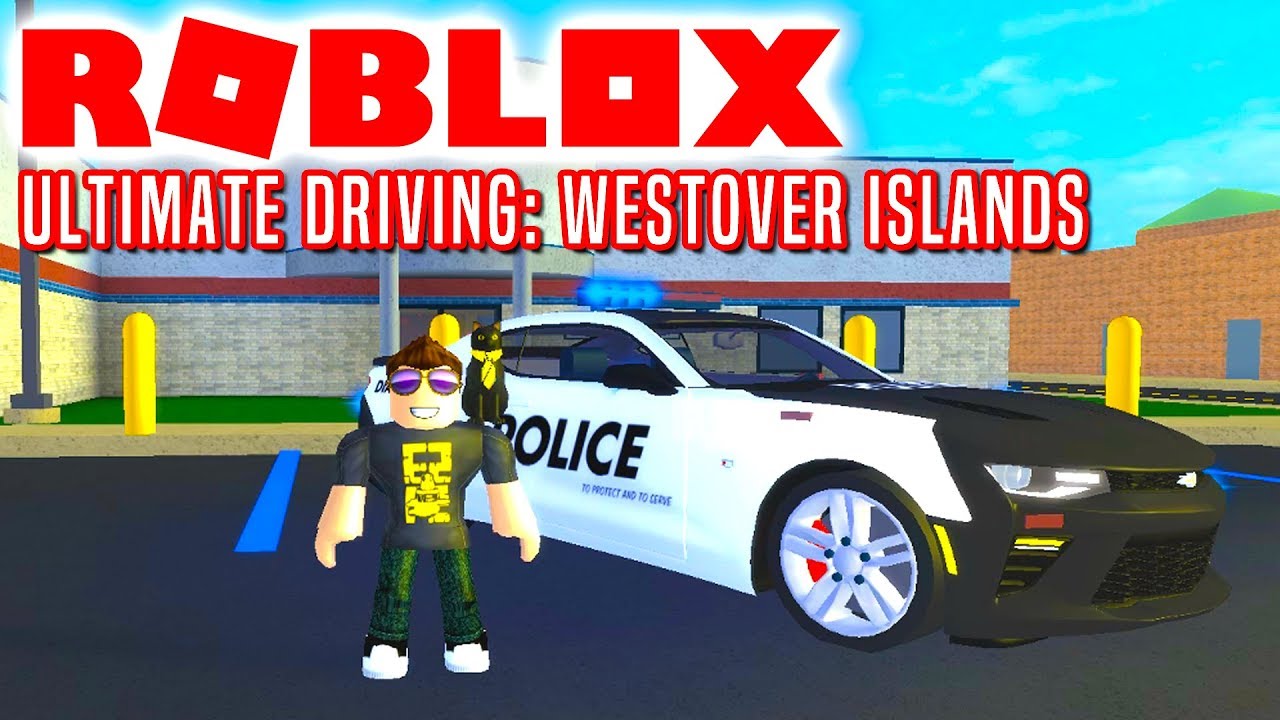 POLITIBETJENT COMKEAN! - Roblox Ultimate Driving Westover Islands Dansk Ep 1