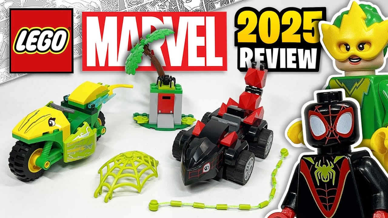 LEGO Marvel Spin and Electro Dinosaur Vehicle Chase (11198) - 2025 EARLY Set Review