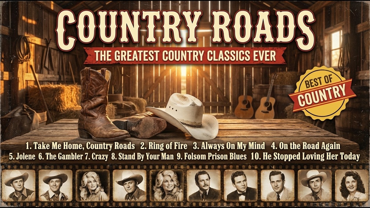 Country Roads & Dusty Trails – The Greatest Country Classics Ever