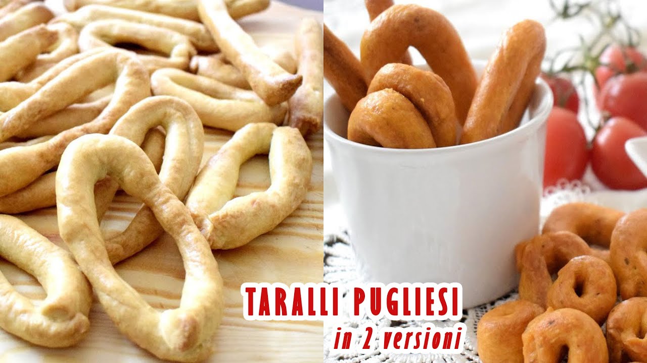 Lo spezzafame perfetto! TARALLI PUGLIESI IN 2 VERSIONI classici o gusto pizza