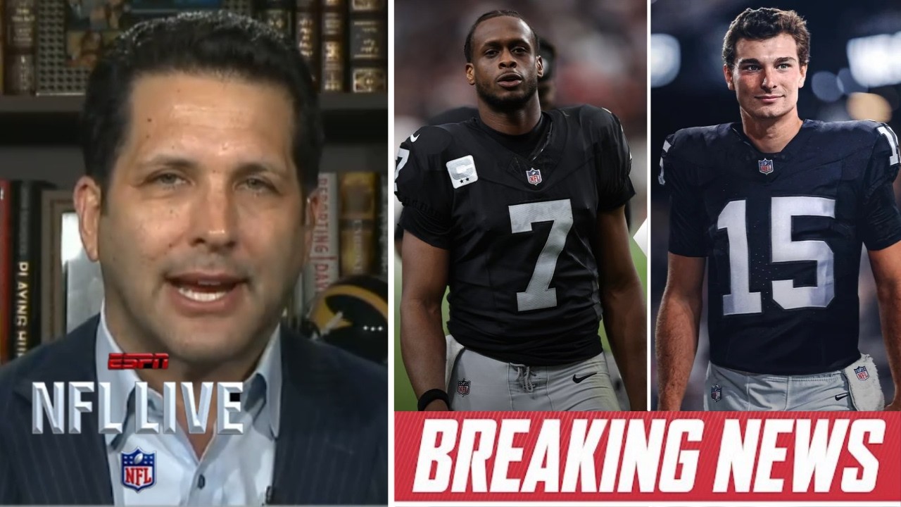 NFL LIVE | Adam Schefter BREAKING: Raiders release Geno Smith to make room for Fernando Mendoza