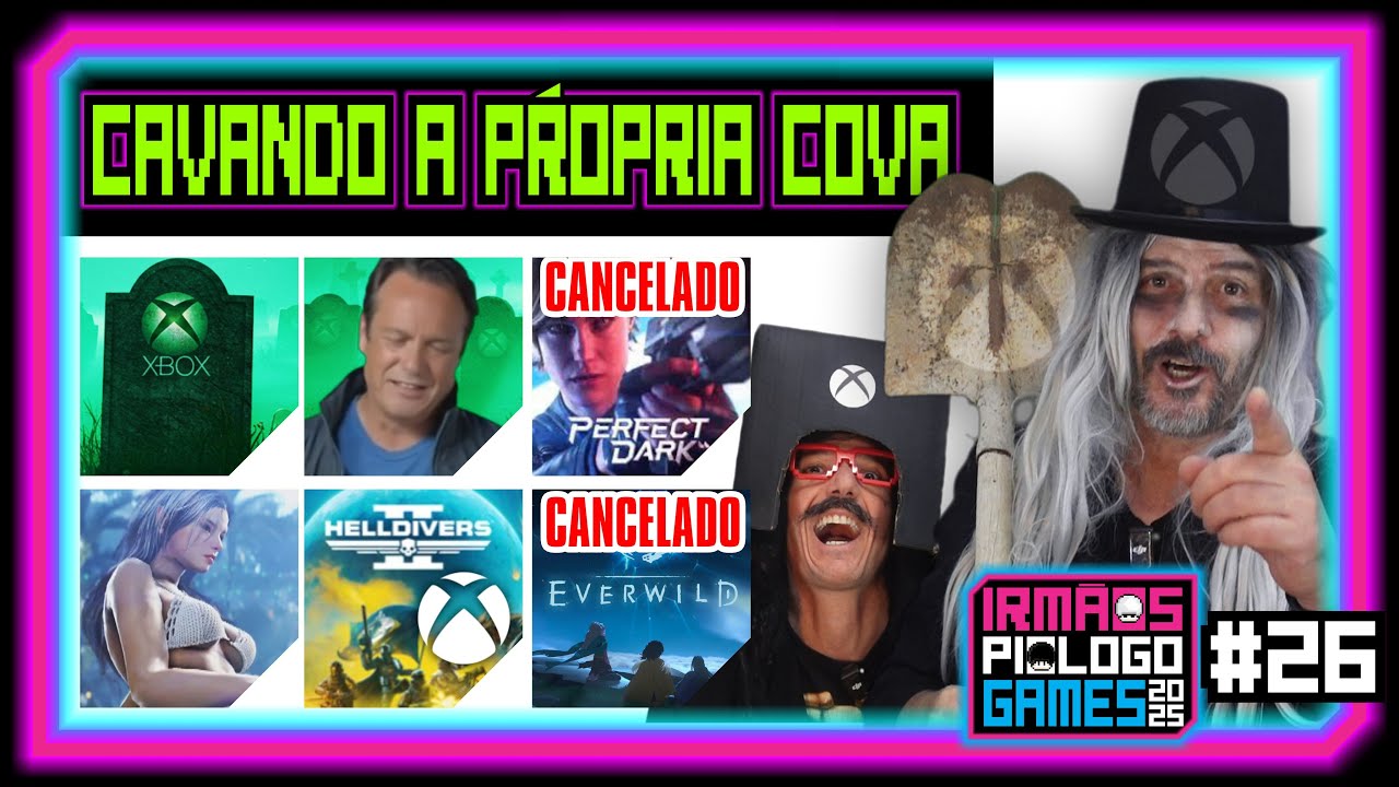 XBOX INDO PRA COVA? 💀 Microsoft Cancela Tudo e Demite Milhares + Castigo DRINK DO COVEIRO #IPGames26