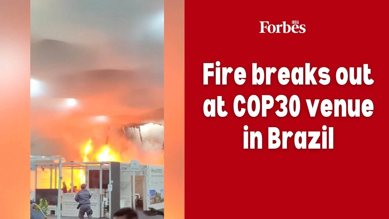 Fire breaks out at COP30 venue in Brazil