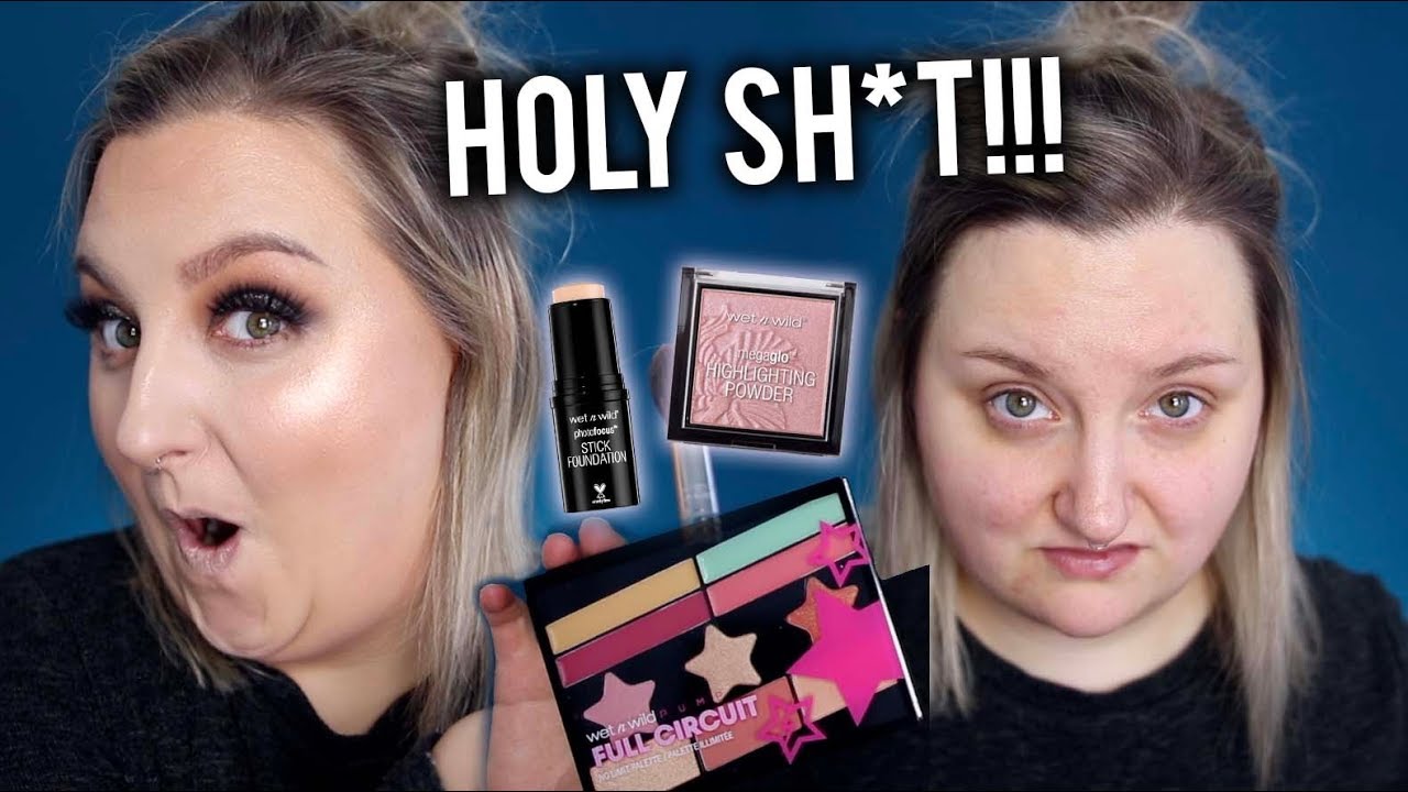 DANNG!! TESTING A FULL FACE OF  WET N' WILD MAKEUP